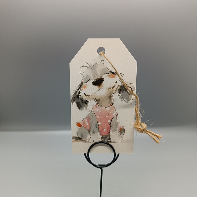 Geschenkanhänger Lucky Dog