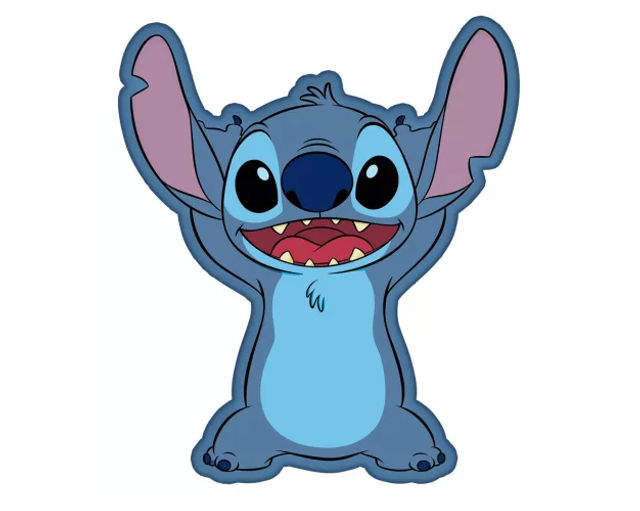 Coussin 3D Disney Lilo et Stitch Alien 35 cm