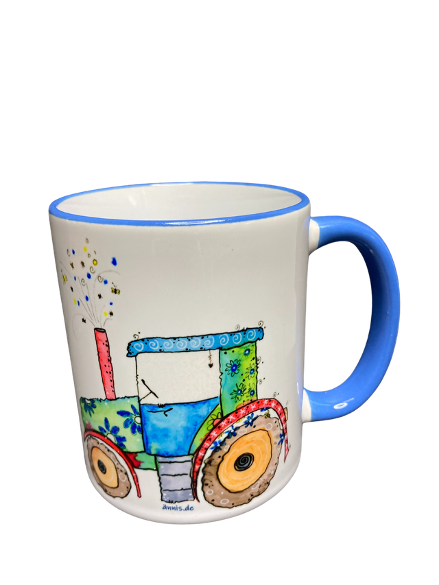 Keramiktasse "Traktor"