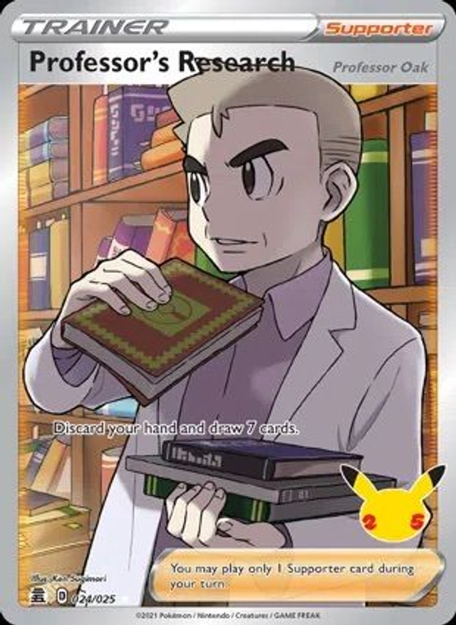 Professor&#039;s Research (Professor Oak) - 24/25 (Celebrations)