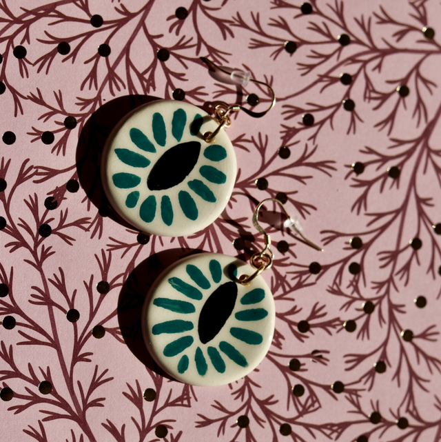 Boucles d’oreilles en céramique 