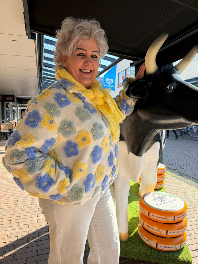 Flower jack - blauw/geel