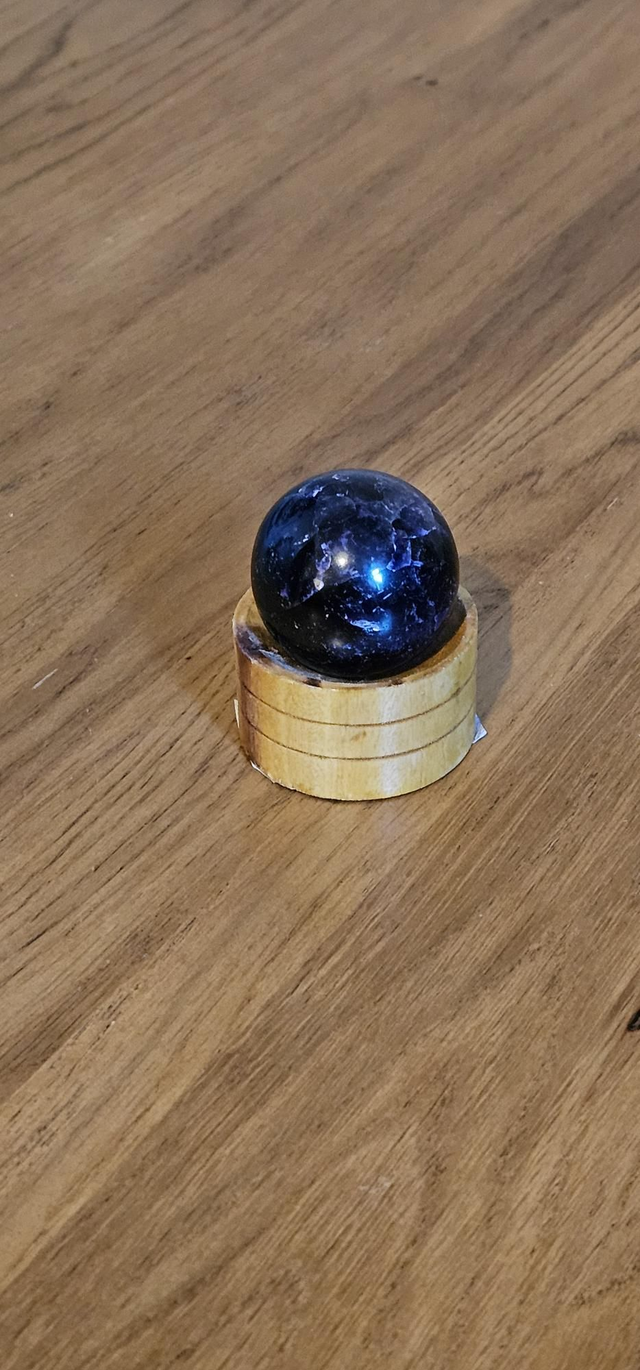 African Amethyst Sphere with Stand 