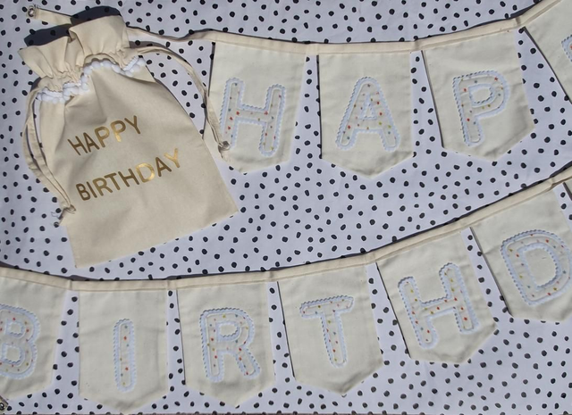 Happy Birthday Bunting 