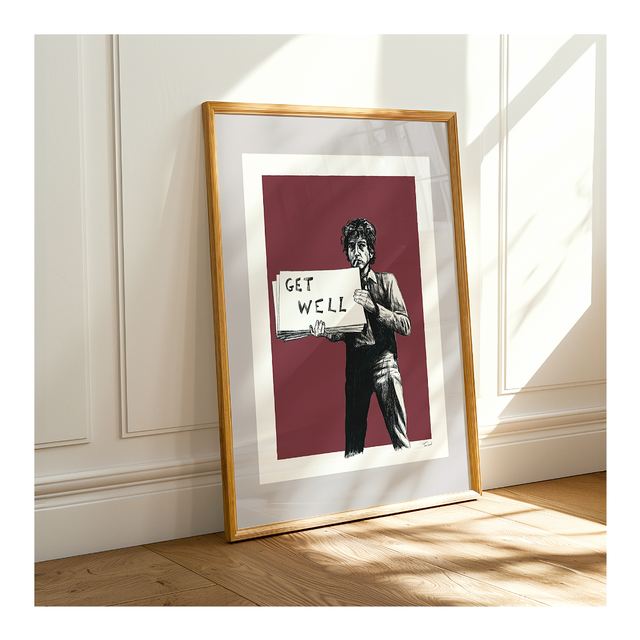 &#039;Bob Dylan&#039; art print