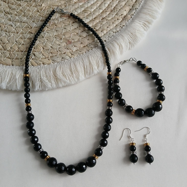 Dames sieradenset Onyx (1.157)