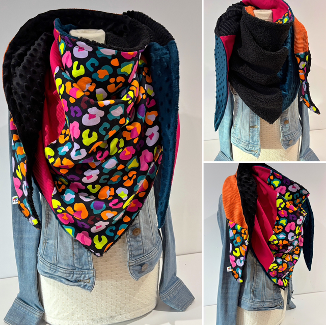 Maxi Chèche Double Patchwork 341