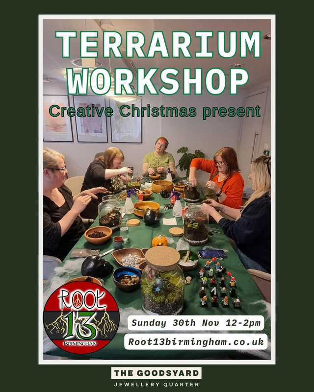 Terrarium Workshop at the goodsyard 30th Nov 