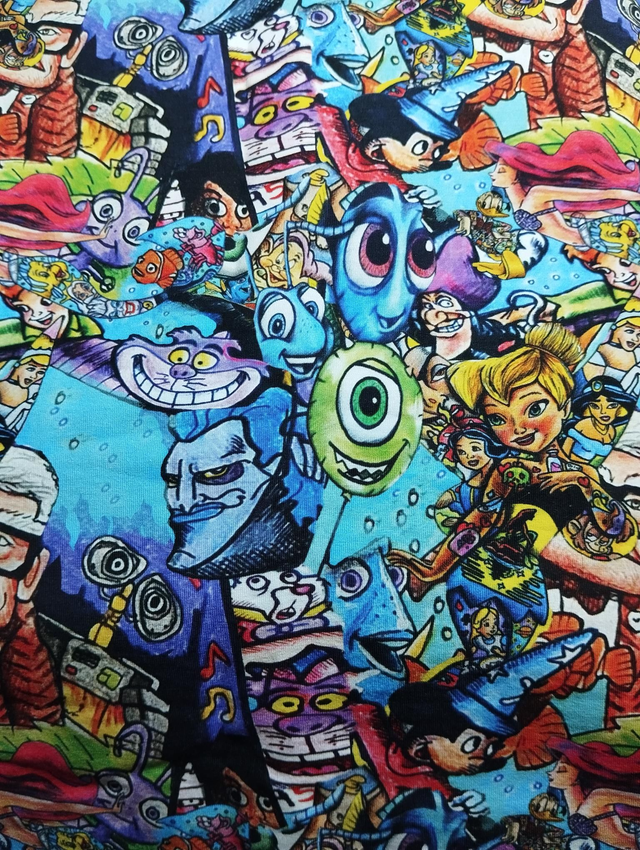 Tissu multi Disney pour COMMANDE 