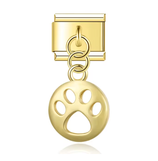 Charm Patita Colgante Dorado