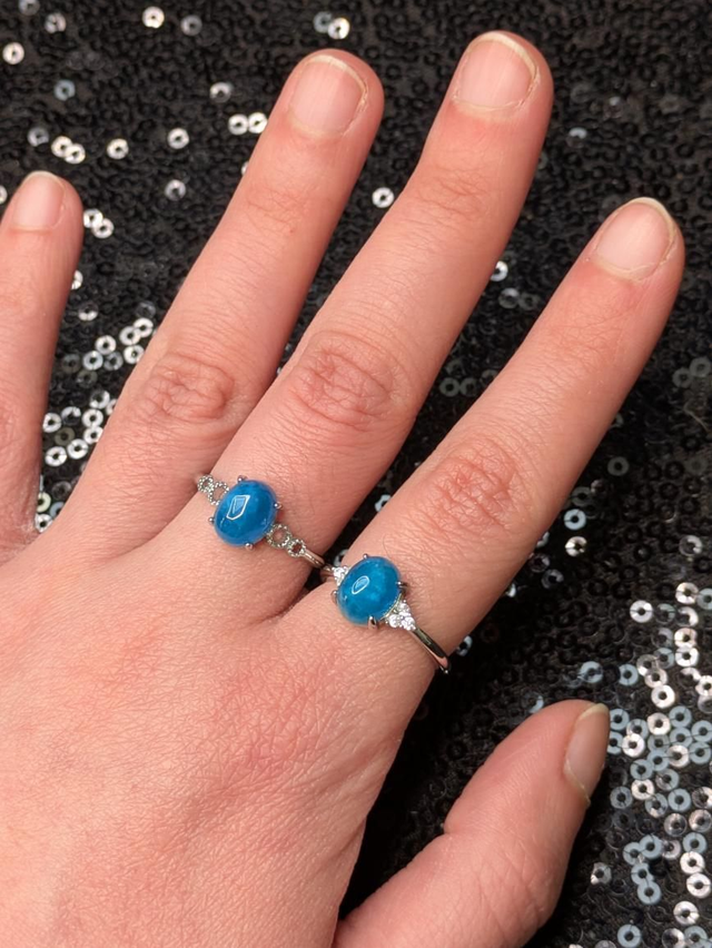 Bague apatite 