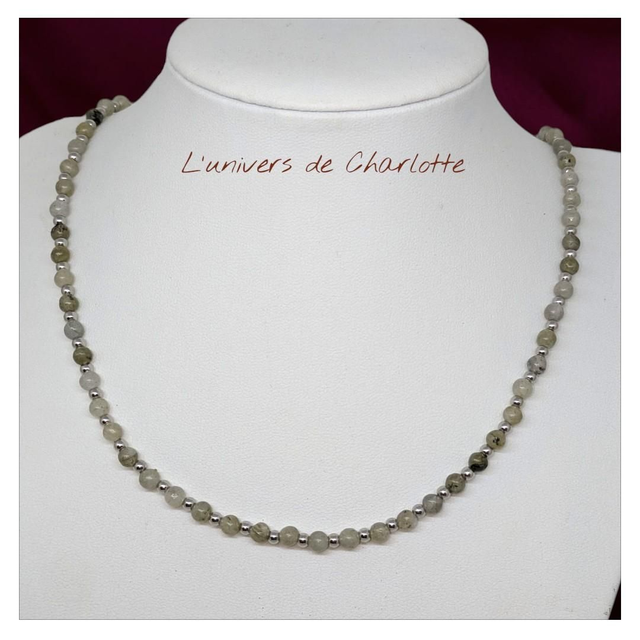 Collier "Labradorite" 23 cm C-009