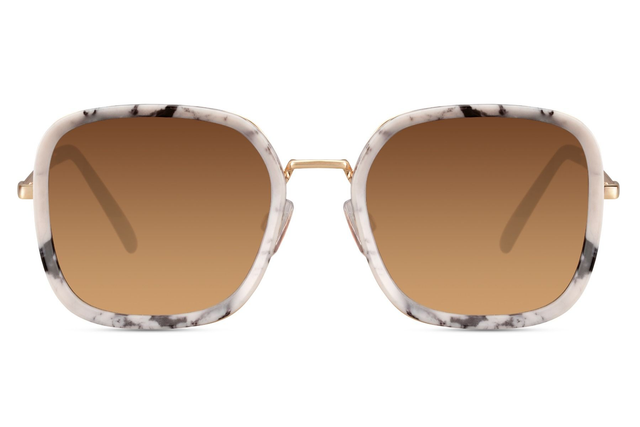 LUZ Lunettes de soleil Marbré/Marron