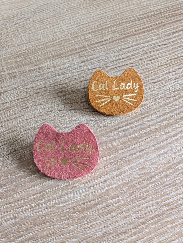 Broche Cat Lady