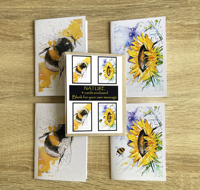 Sunflowers &amp; Bumblebees 
