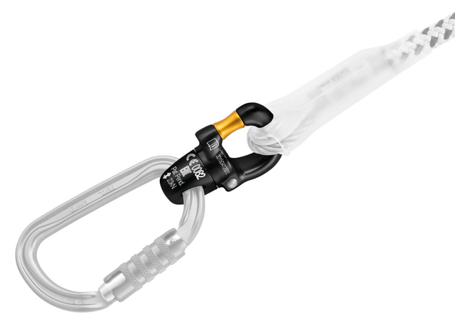 Emerillon compact et ouvrable PETZL Swivel XSO