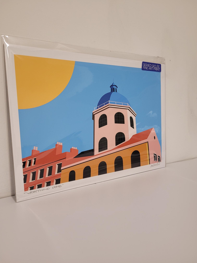 Worthing Dome Signed Giclée A4 Print - JP-114