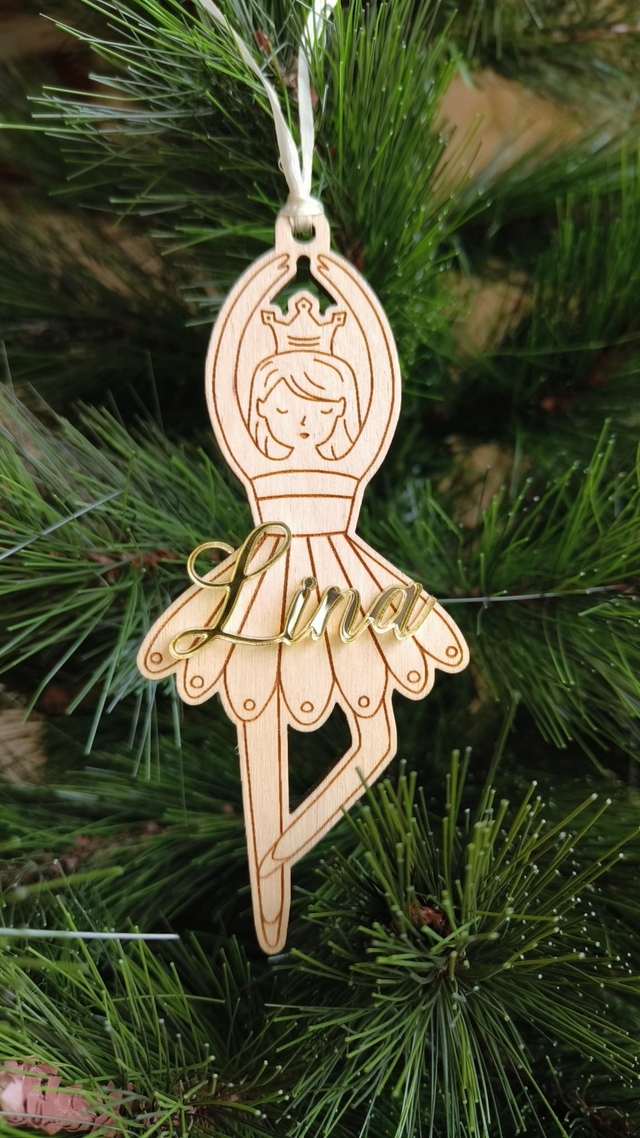 Danseuse Etoile - prénom MIROIR DORÉ