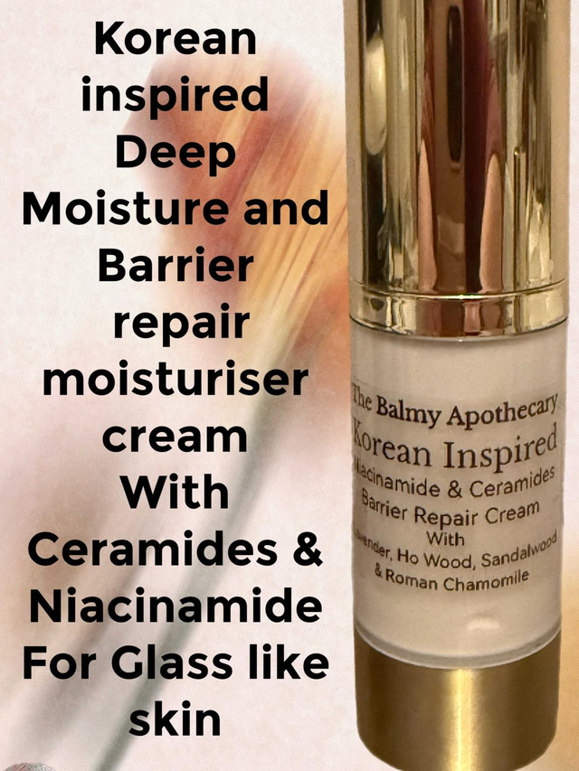 Korean Inspired - Barrier Repair Cream with Niacinamide &amp; Ceramide (Lavender, Ho Wood, Sandalwood Amyris &amp; Roman Chamomile)
