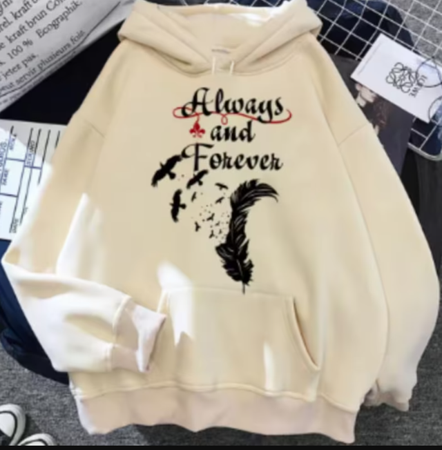 Luxe hoodie / capuchon trui Always and Forever 