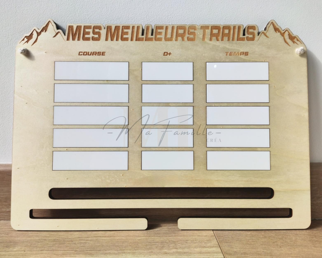 Support médailles mural - Trail