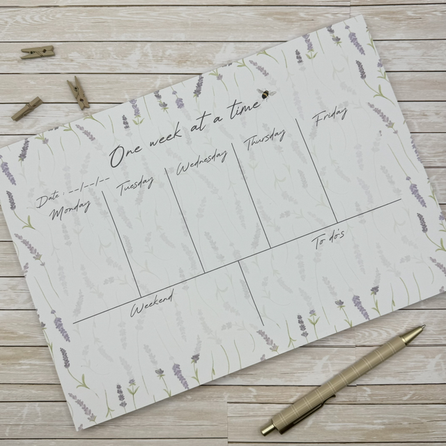 Lavender Breeze Weekly planner 