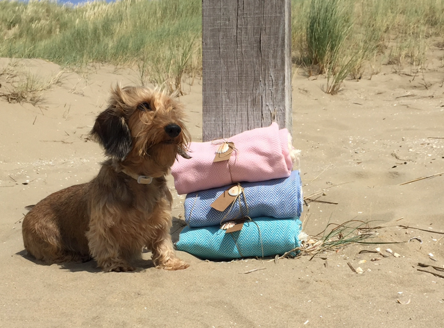 Hamman doek jeans blauw