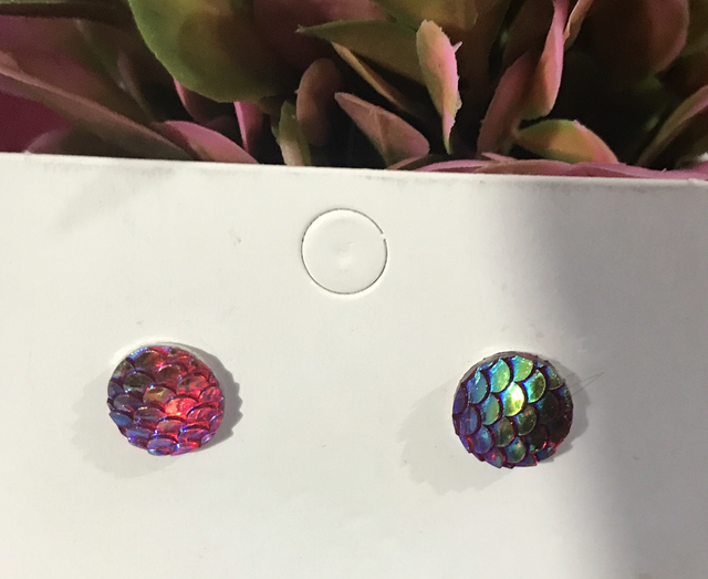 Pink Stud Earrings- STU54