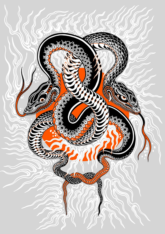 Double Snake T-shirt
