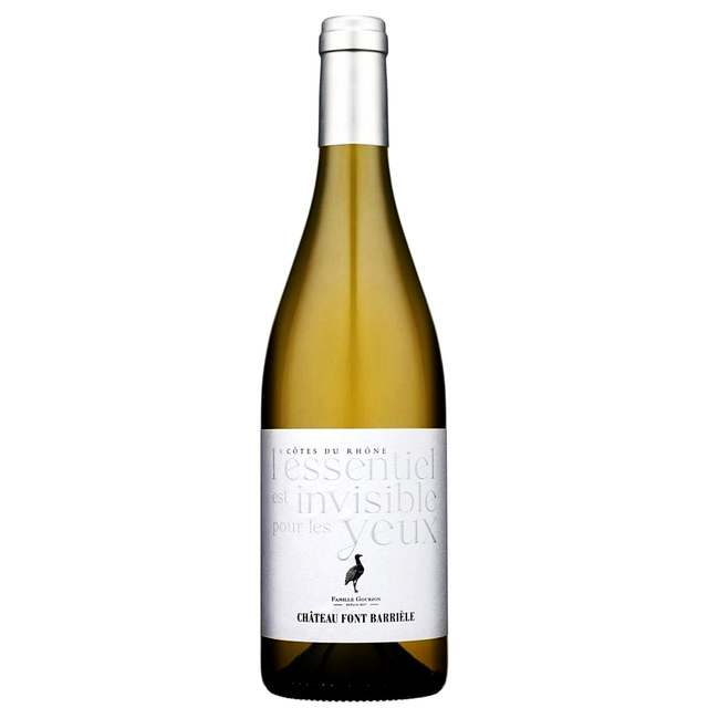 L'Essentiel est Invisible pour les Yeux 2021 - Chateau Font Barriele weiß trocken Rhone 0,75l