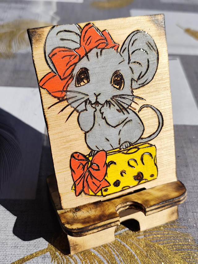 SUPPORT TÉLÉPHONE DE CHARGE PETITE SOURIS