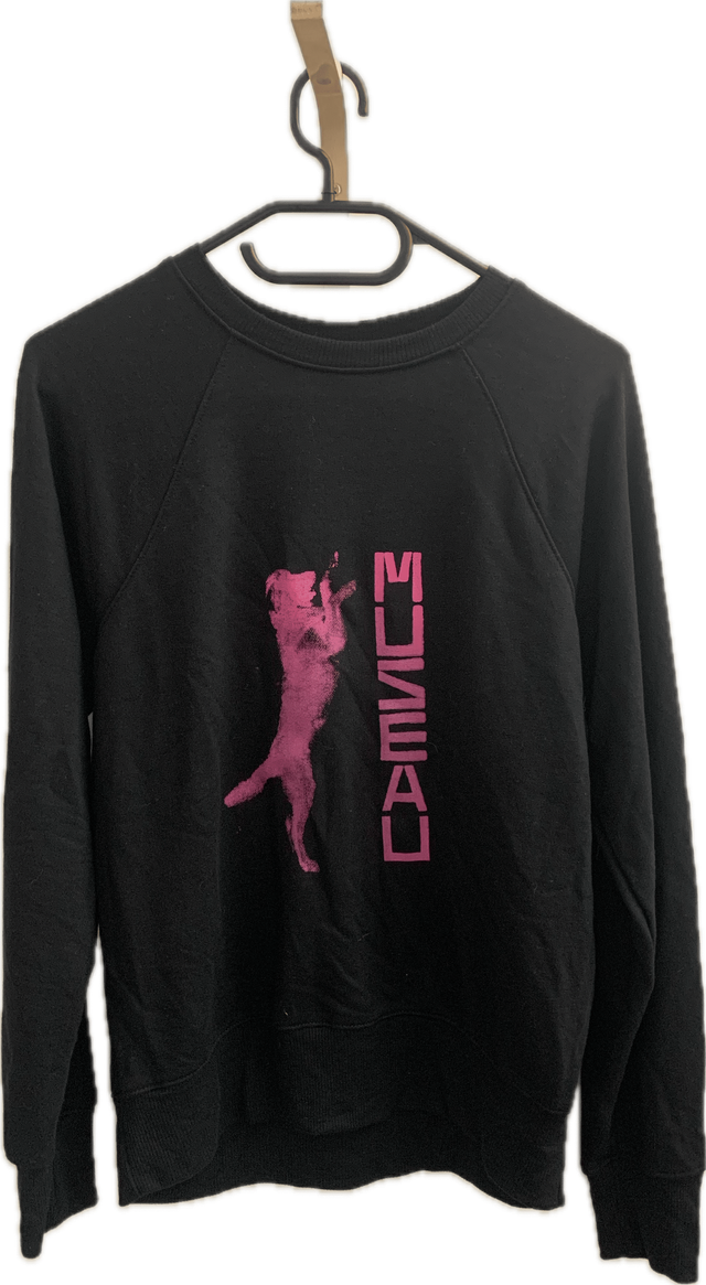 T-shirt Manches Longues Noir "Playing Doggo" (Taille XS)