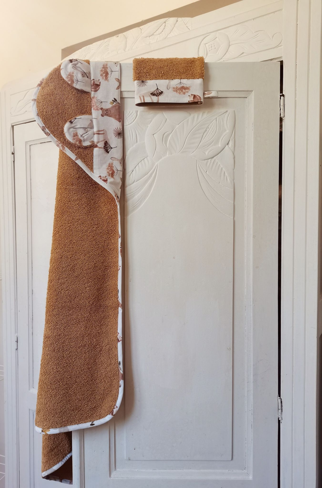 Cape de bain Moka Cannelle