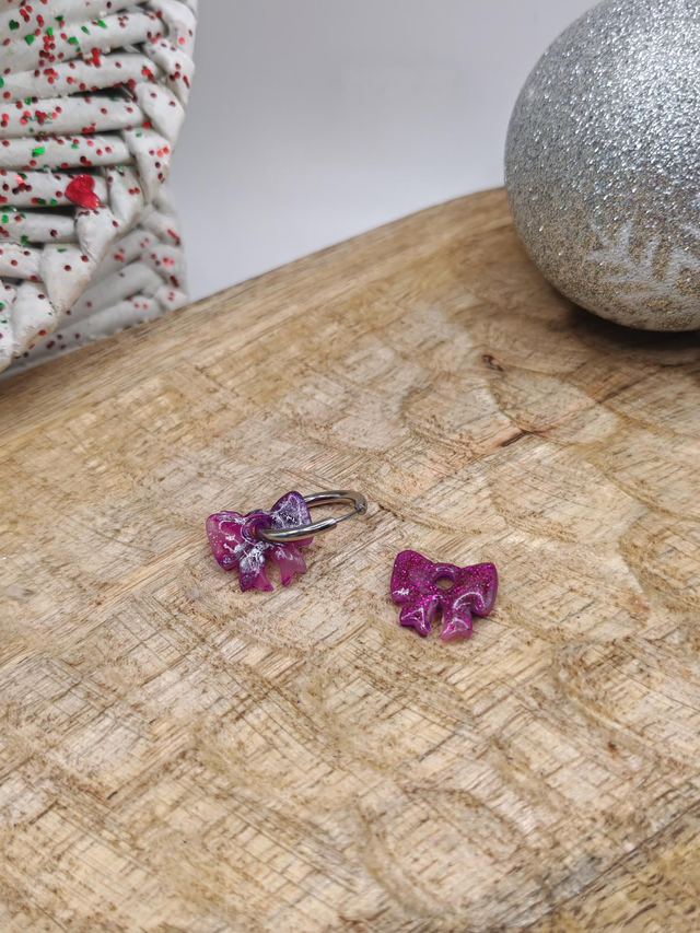 Mini CHOUPETTES Enfants Noeud Violettes