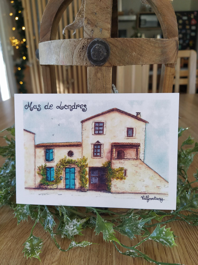 Carte "Mas de Londres", 10 x 15 cm