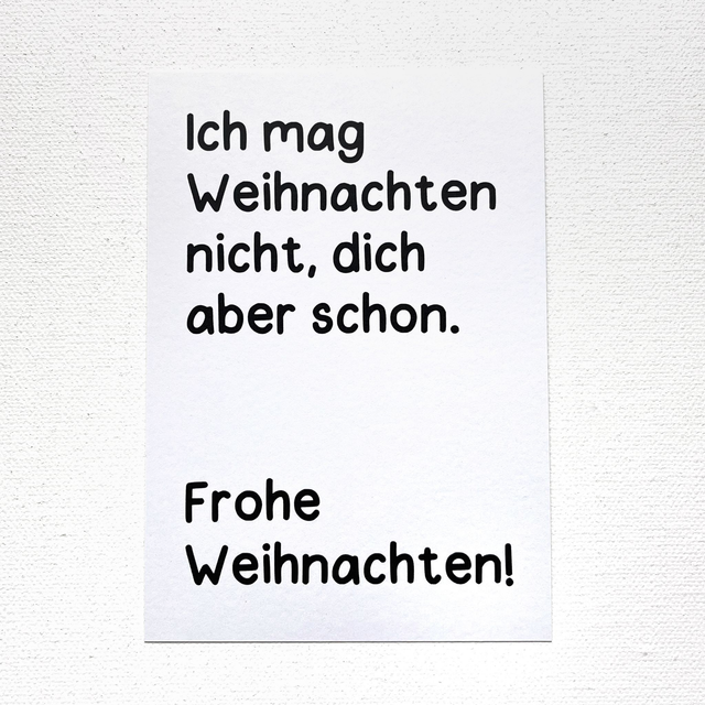 Postkarte Anti-Weihnachten