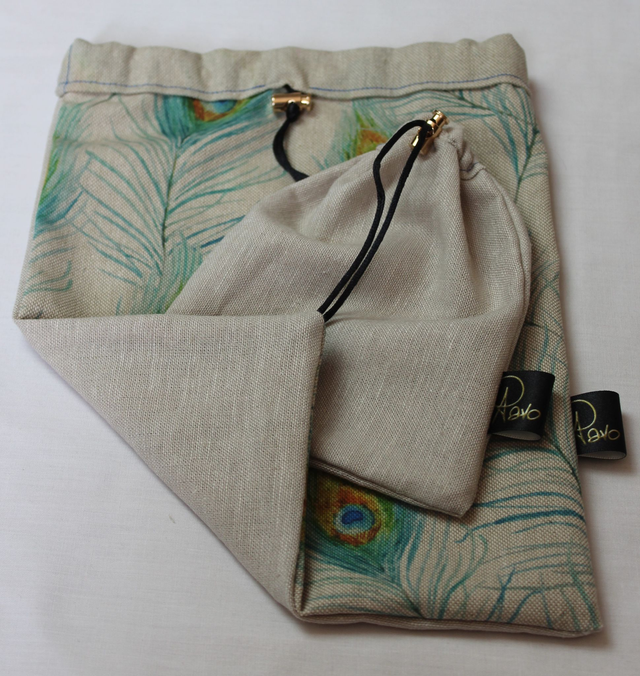 Peacock Pouches Set 1