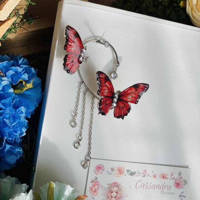 Rouges argent tour d’oreille