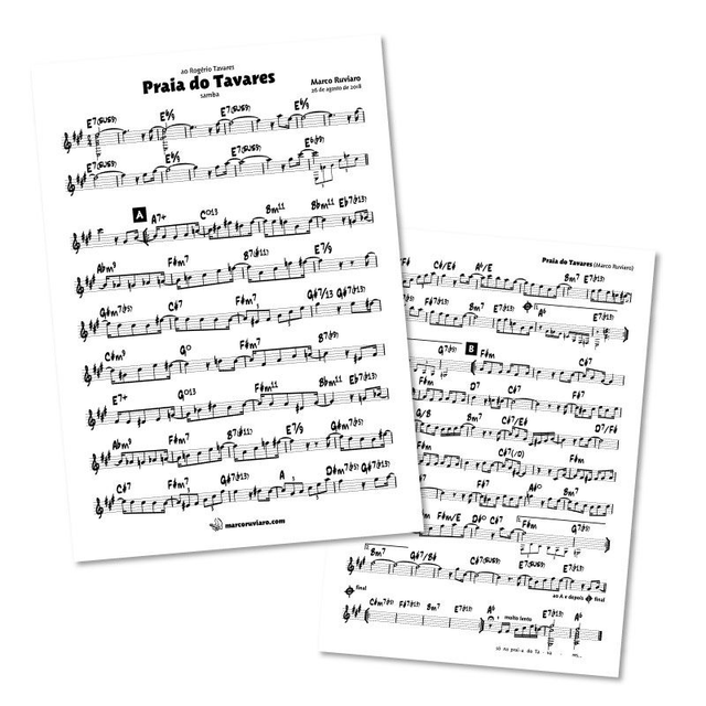 PRAIA DO TAVARES by Marco Ruviaro (PDF score)