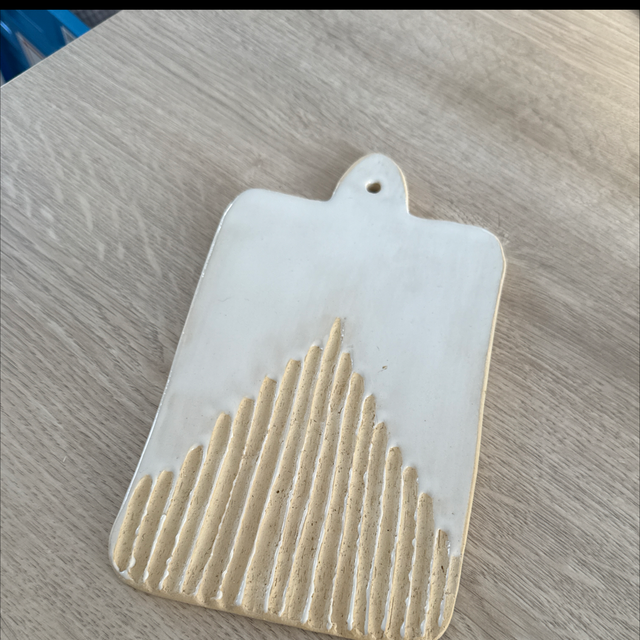 Planche blanche lignes 