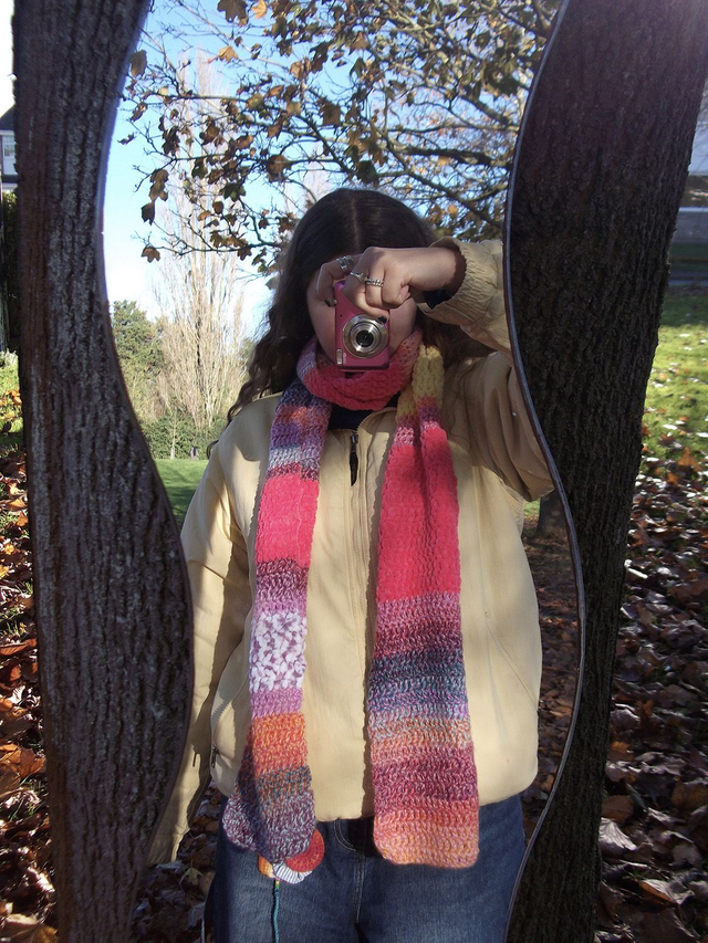 Patchwork Crochet Scarf
