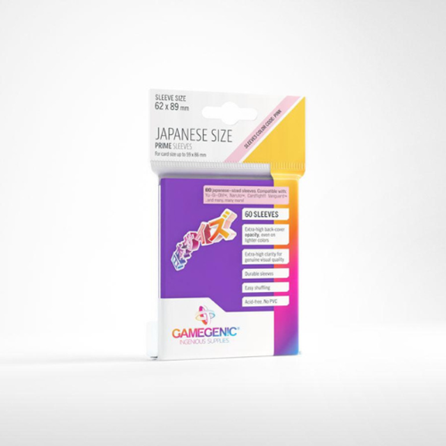 Gamegenic Prime Japanese Sized Sleeves Purple