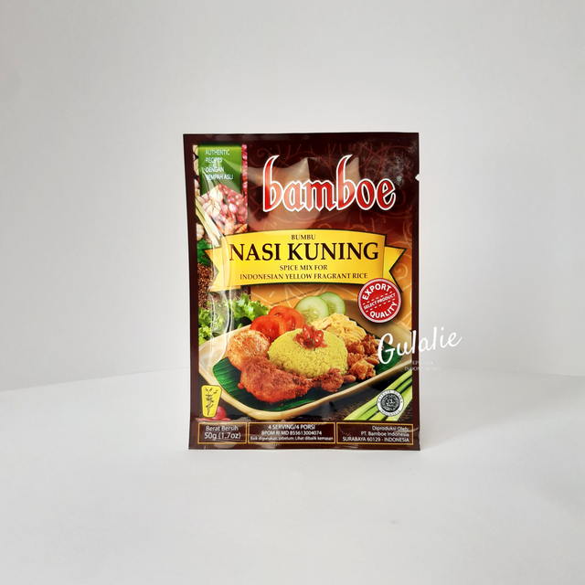 BAMBOE Bumbu Nasi Kuning - Mélange d'épices pour Nasi Kuning