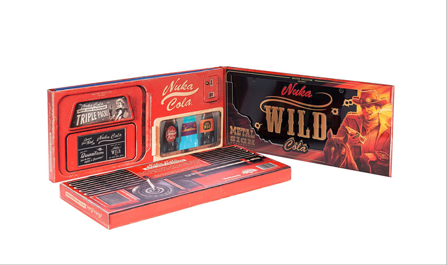 Fallout: Nuka Cola Metal Sign Triple Pack