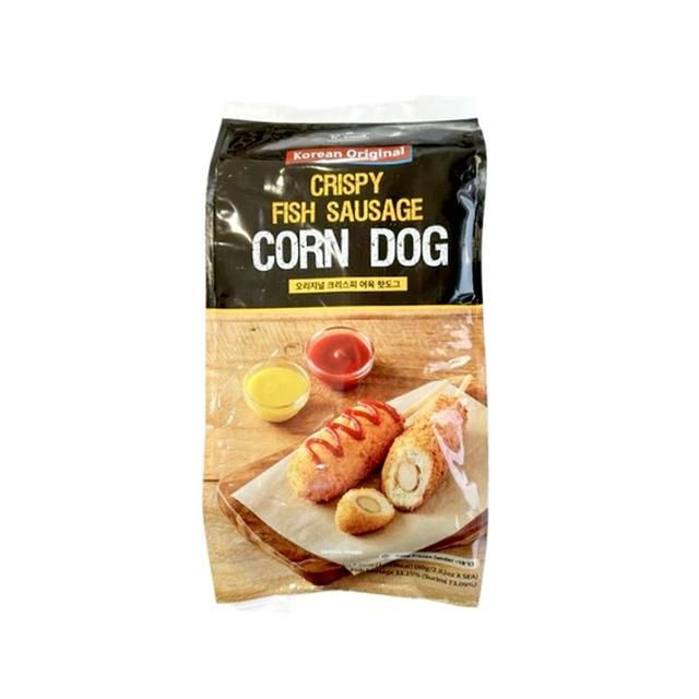 Frozen Korean Original Corn Dogs Crispy Mozzarella 400g