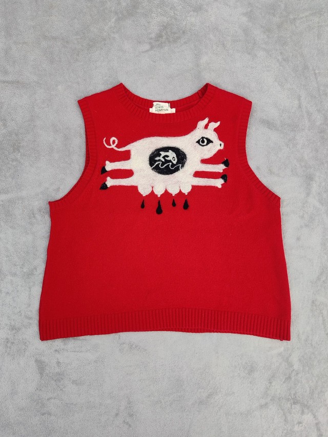 Pig and Fish Vest (XL)