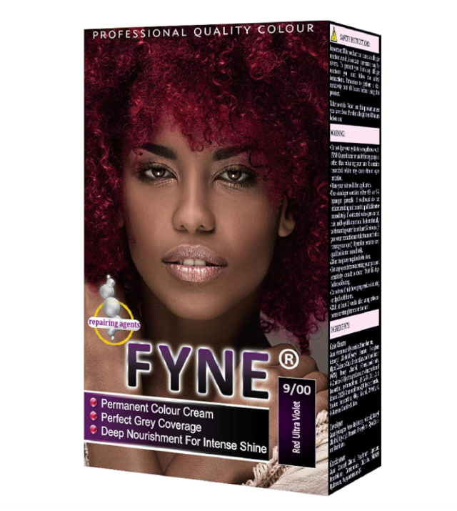 FYNE Permanent Hair Dye for Women - (Red Ultra Violet 9/00)
