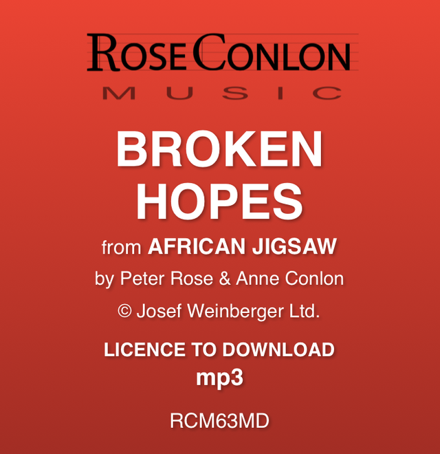 BROKEN HOPES  (from African Jigsaw by Peter Rose &amp; Anne Conlon)
