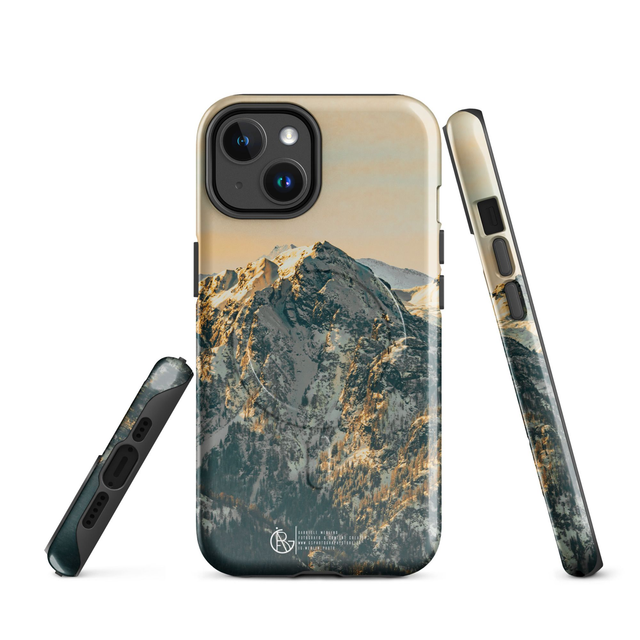 Cover iPhone con MagSafe - Riflessi d'oro tra le nevi