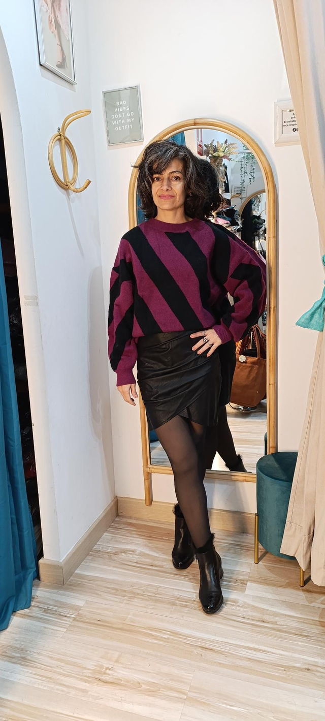 Jersey rayas oblicuas